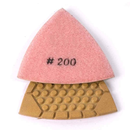 Specialty Diamond 200 Grit Diamond Triangular Dry Pad BRTTD200